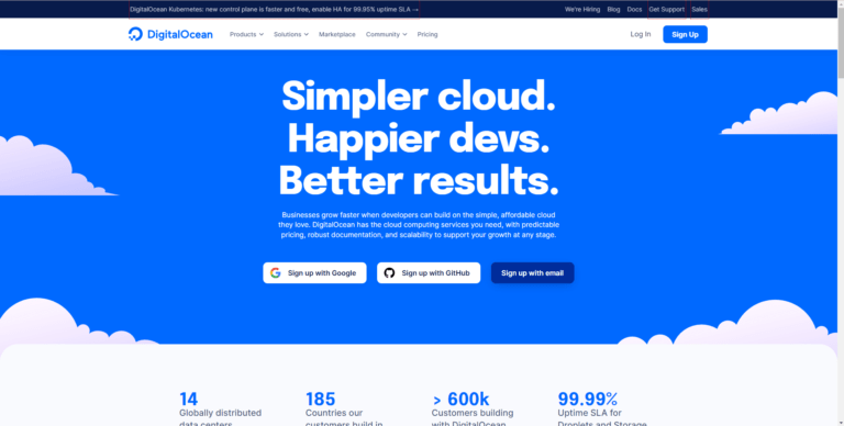 buy digitalocean account