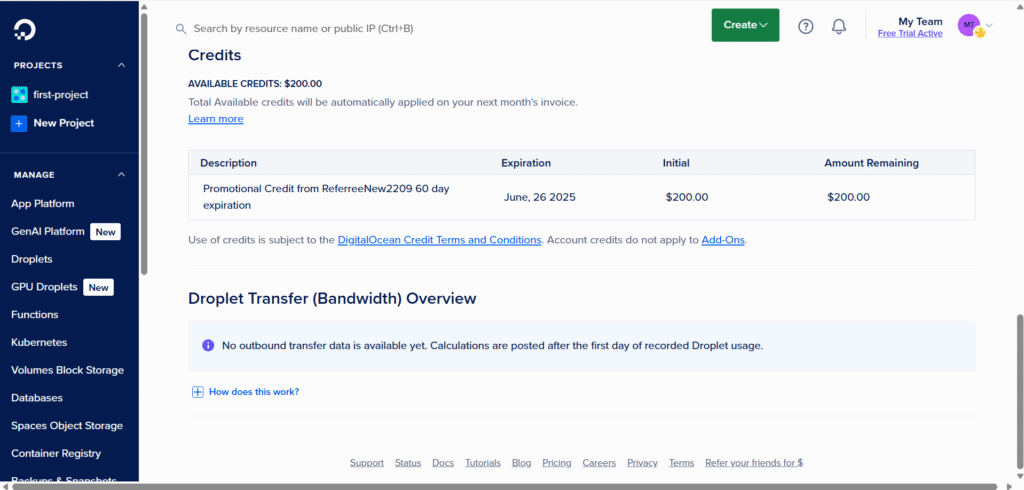 digitalocean account buy